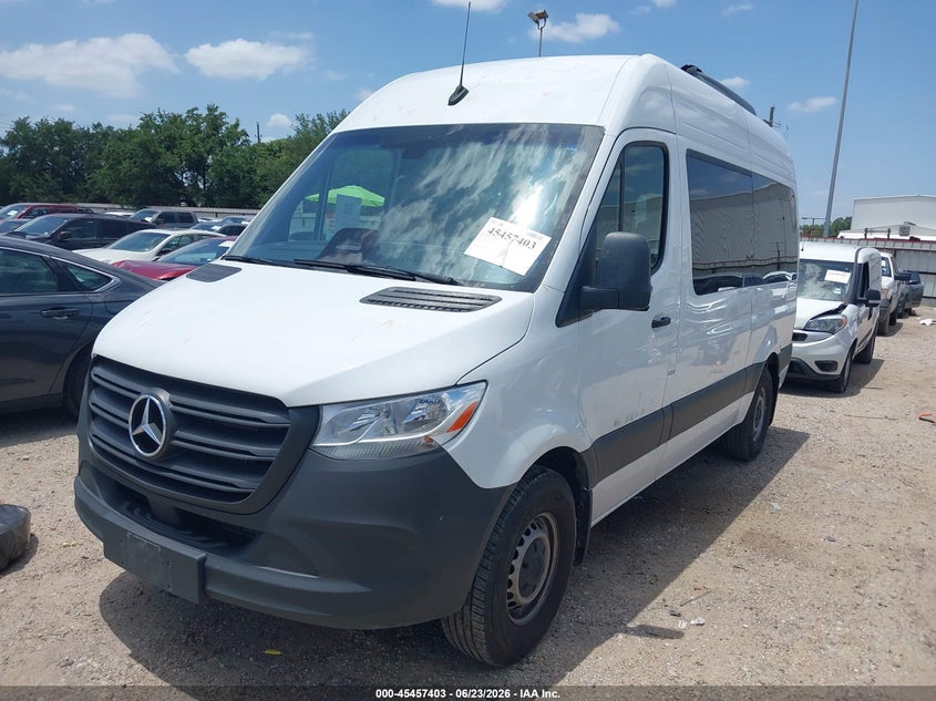 Vin: w1z4kfhy0sp814899, lot: 45955516, mercedes-benz sprinter 2500 standard roof 4-cyl diesel 20252