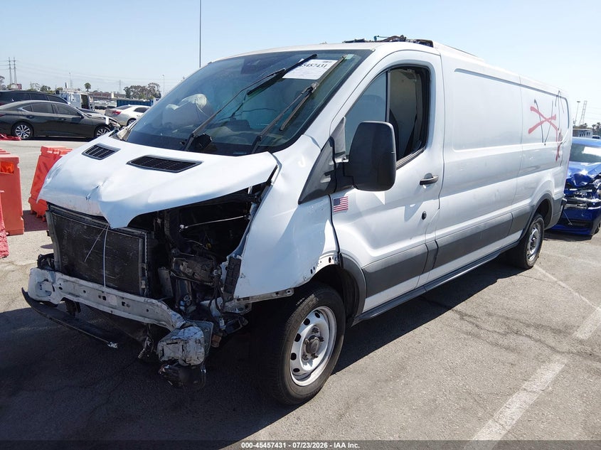 Vin: 1ftyr2zm9hkb28747, lot: 45955545, ford transit-250 20172