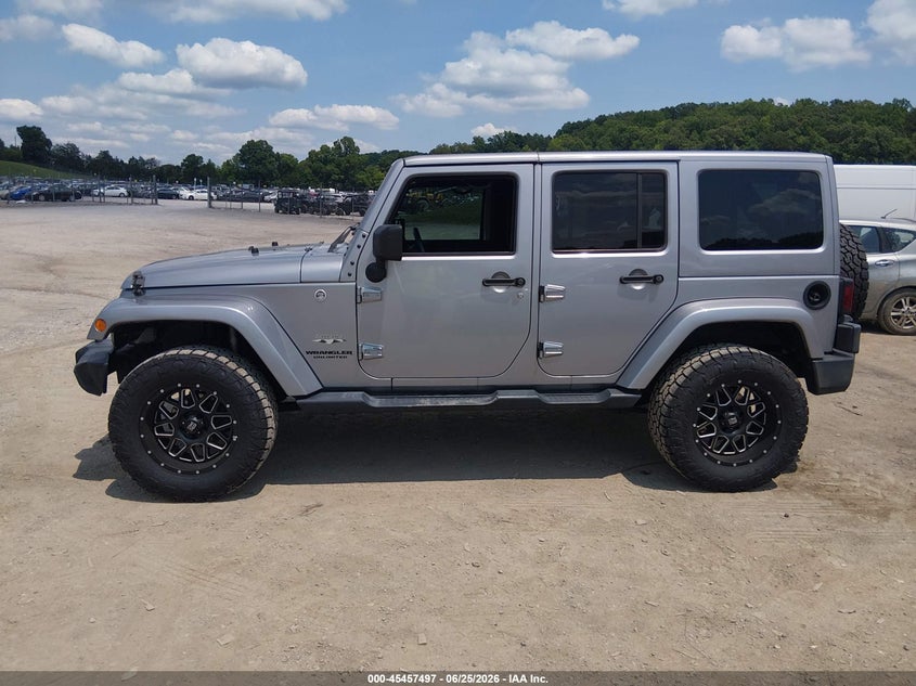 2017 Jeep Wrangler Unlimited Sahara VIN: 1C4HJWEG7HL738557 Lot: 45457497