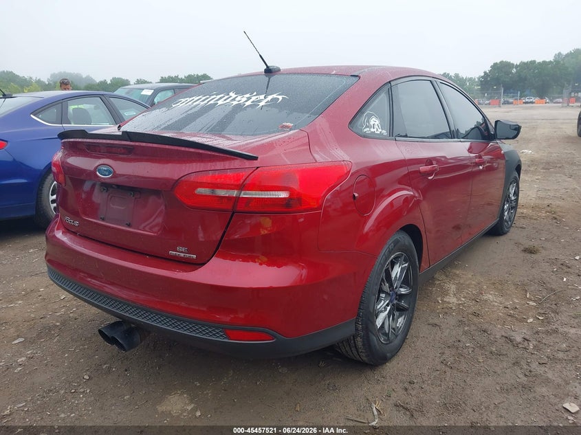Vin: 1fadp3f21fl274313, lot: 45955634, ford focus se 20154