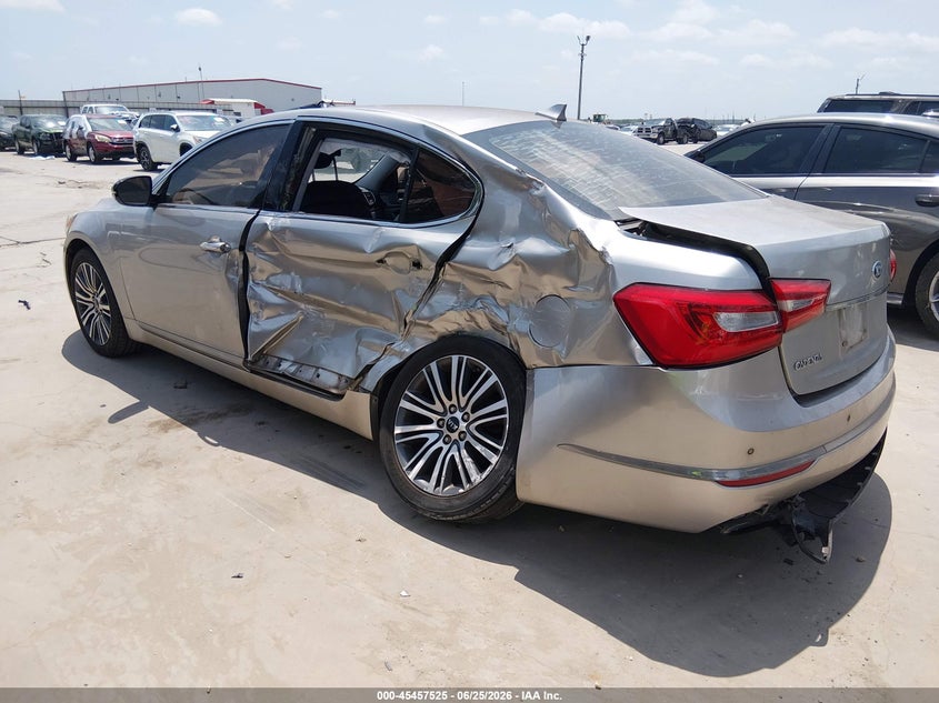 Vin: knaln4d74e5137754, lot: 45955638, kia cadenza premium 20143