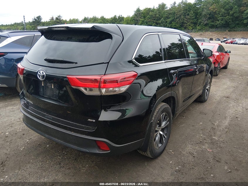 Vin: 5tdbzrfh6hs429314, lot: 45955651, toyota highlander le 20174