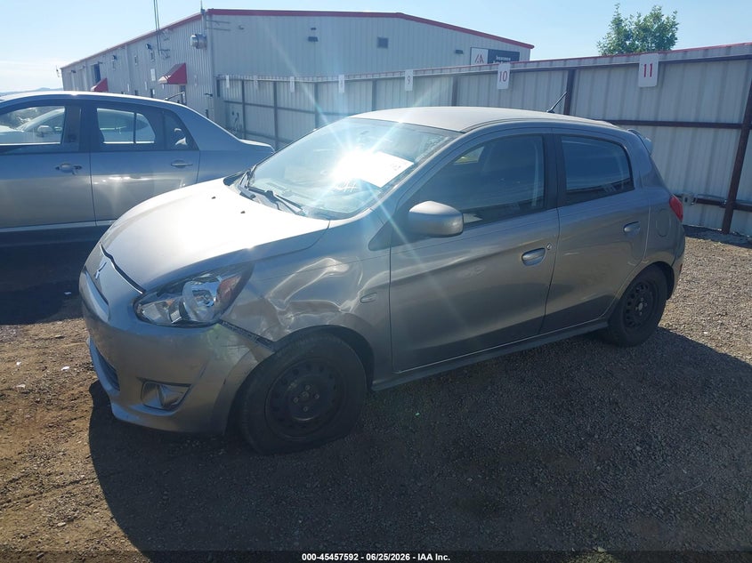 2015 MITSUBISHI MIRAGE VIN ML32A3HJ9FH055421 nuotrauka 2