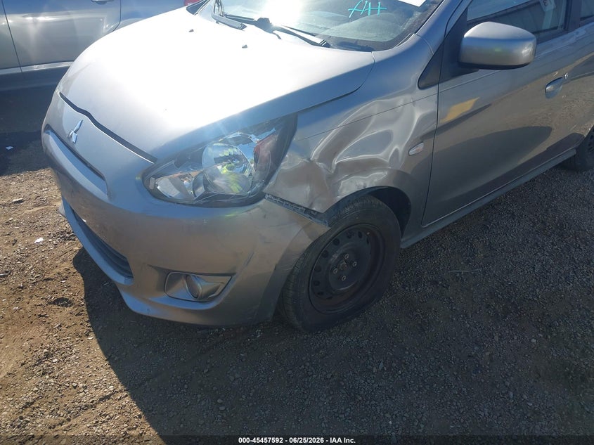 2015 MITSUBISHI MIRAGE VIN ML32A3HJ9FH055421 nuotrauka 6