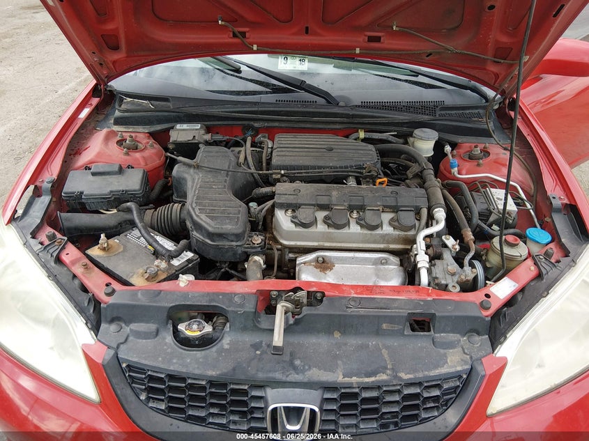 2005 HONDA CIVIC COUPE 1.7L I-4 VVT, 127HP