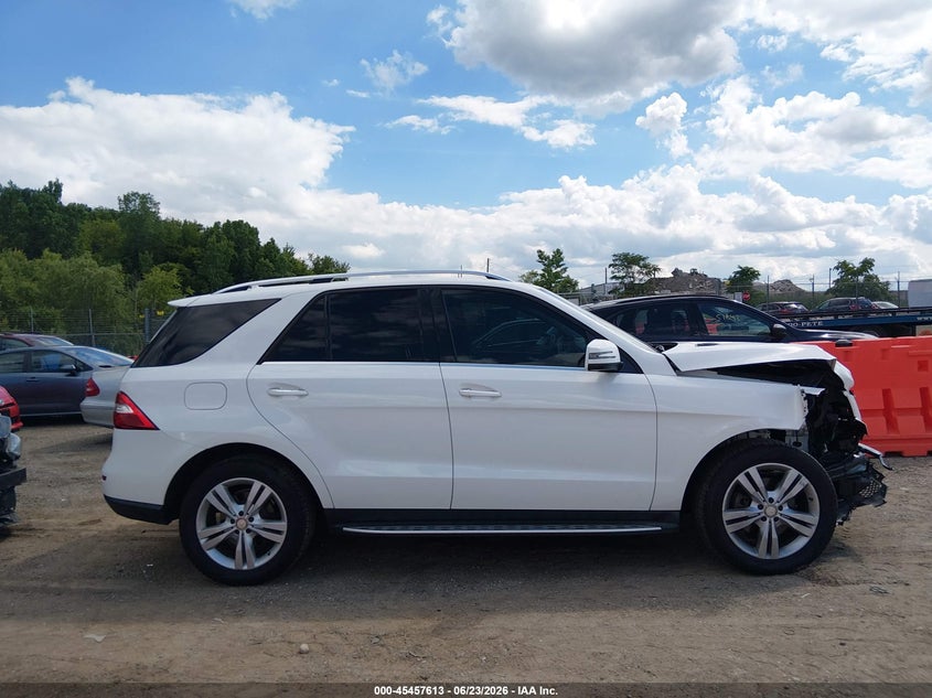 2015 Mercedes-Benz Ml 350 4Matic VIN: 4JGDA5HB5FA450792 Lot: 45457613