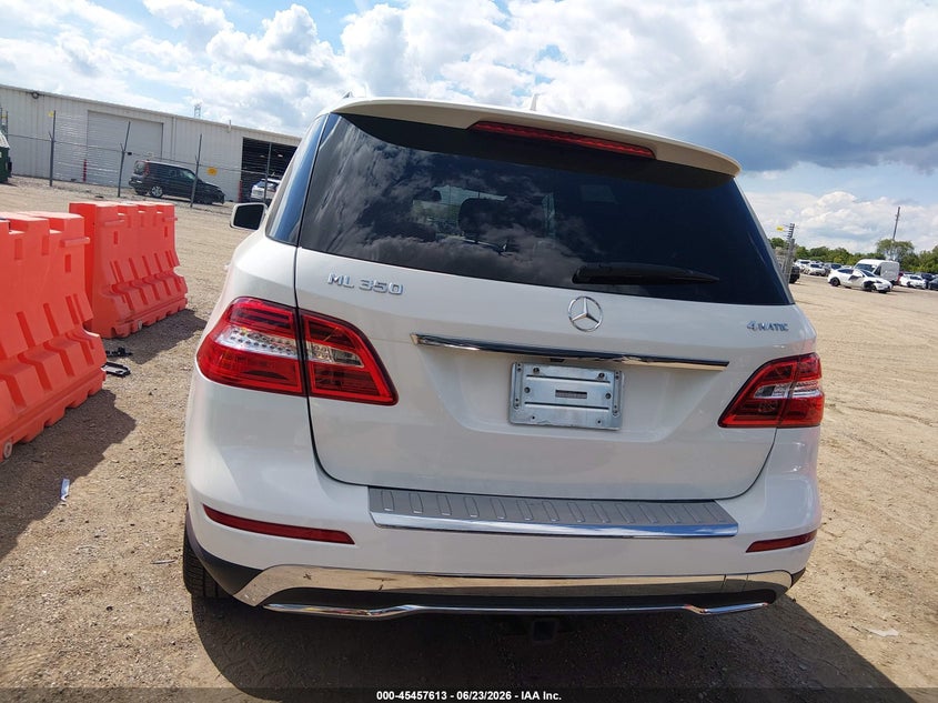 2015 Mercedes-Benz Ml 350 4Matic VIN: 4JGDA5HB5FA450792 Lot: 45457613