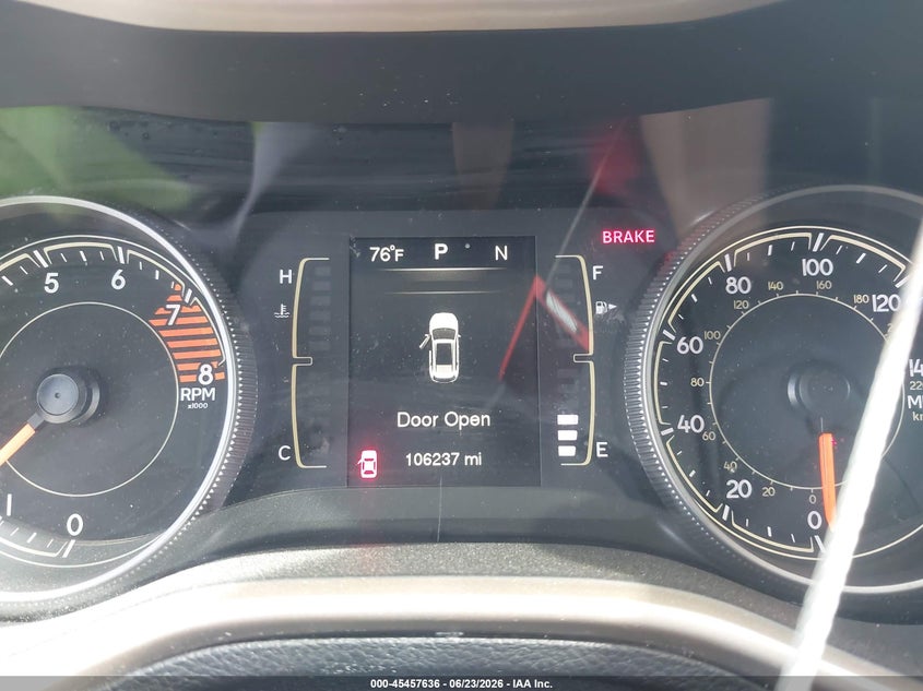 2016 JEEP CHEROKEE auction photo 7