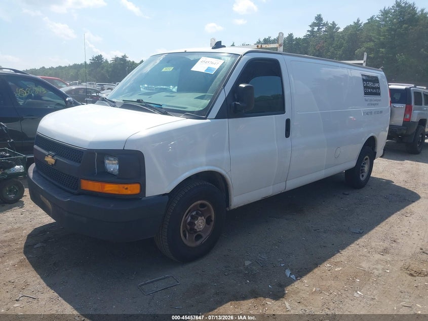 Vin: 1gcwgbff4h1108835, lot: 45955760, chevrolet express 2500 work van 20172