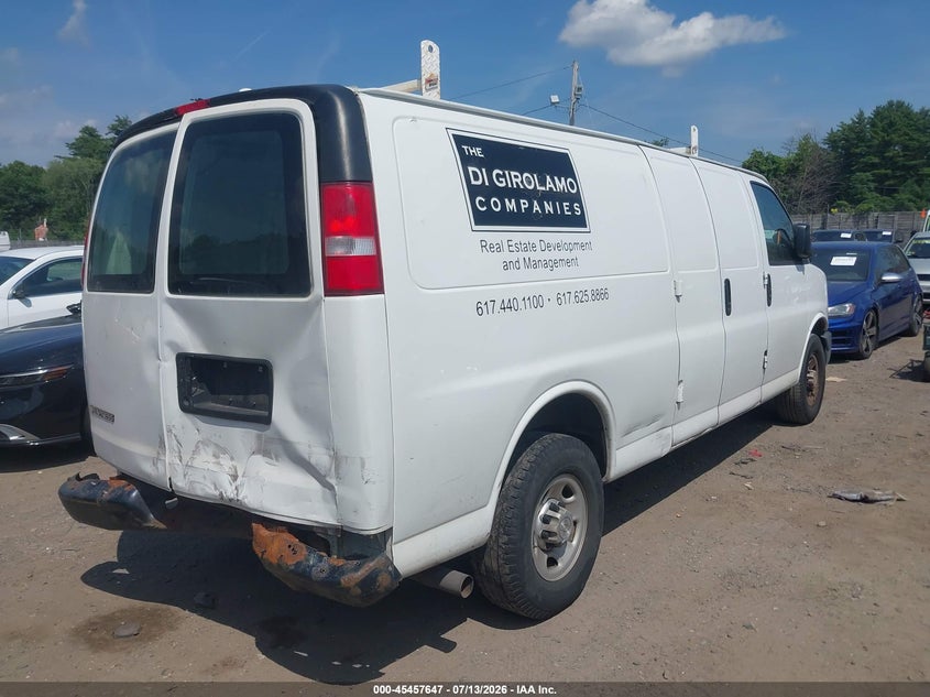 Vin: 1gcwgbff4h1108835, lot: 45955760, chevrolet express 2500 work van 20174