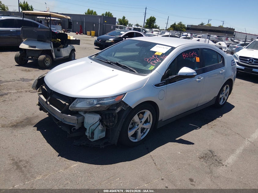 Vin: 1g1re6e49eu137907, lot: 45955792, chevrolet volt 20142