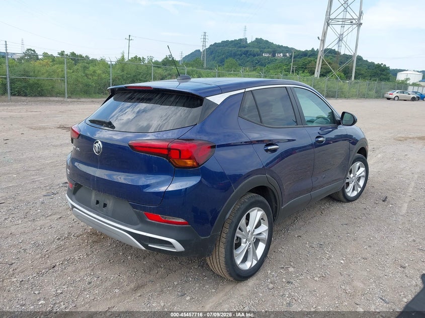 Vin: kl4mmbs27pb127661, lot: 45955829, buick encore gx preferred fwd 20234