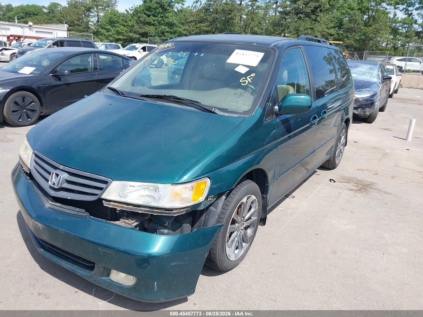 2002 Honda Odyssey Ex-L VIN: 2HKRL18992H588218 Lot: 45457773
