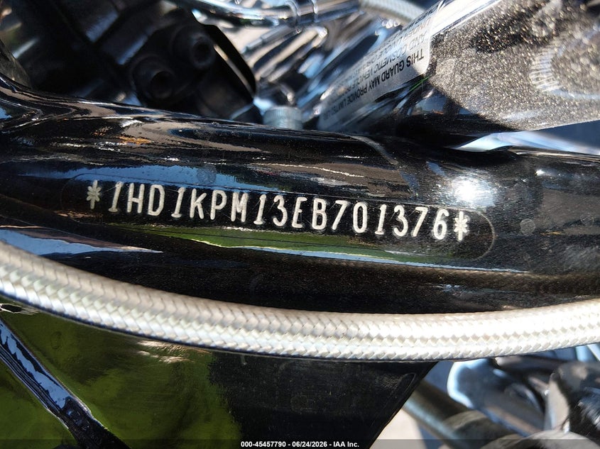 2014 Harley-Davidson Flhx Shrine Street Glide VIN: 1HD1KPM13EB701376 Lot: 45457790