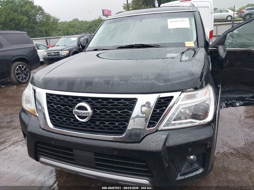 2020 Nissan Armada Sv 2Wd VIN: JN8AY2ND7LX015504 Lot: 45457831