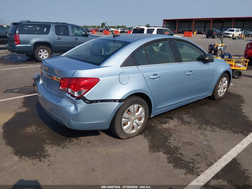 Vin: 1g1pc5sh2c7114107, lot: 45955957, chevrolet cruze ls 20124