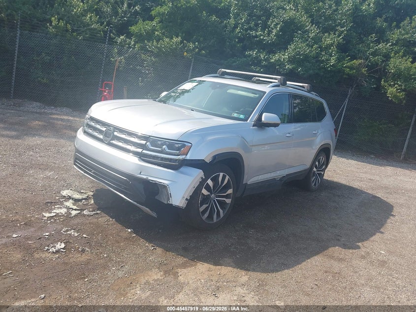 2019 Volkswagen Atlas, Удар спереду, IAAI, VIN 1V2NR2CA7KC587325 — фото 2
