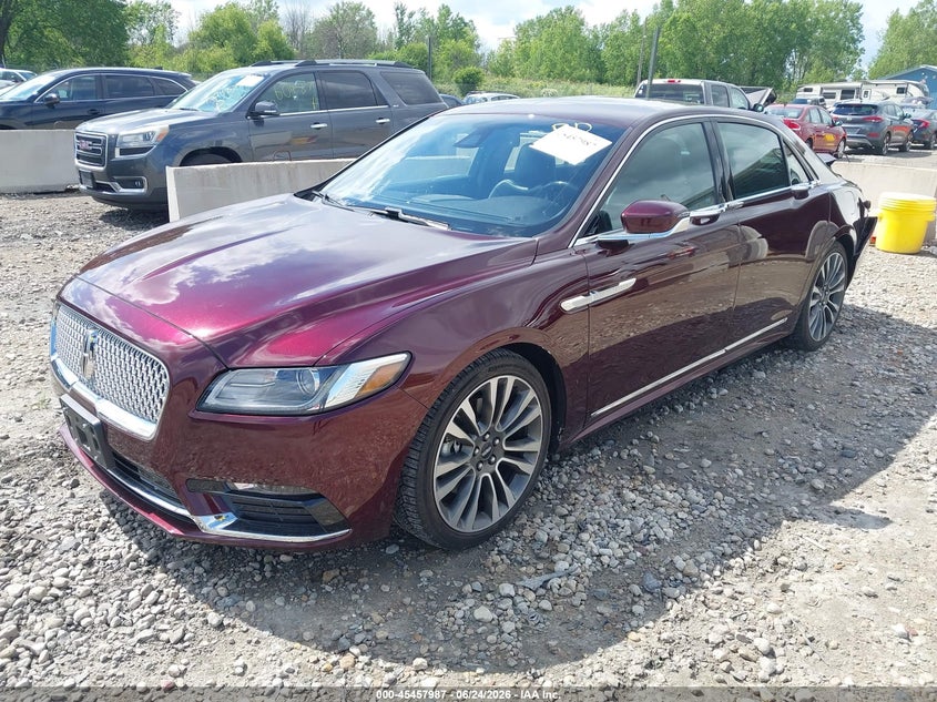 Vin: 1ln6l9sk2j5601298, lot: 45956100, lincoln continental select 20182