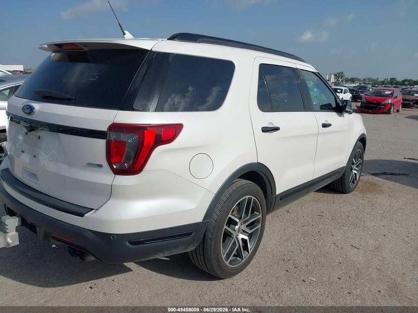 Vin: 1fm5k8gt0jga04908, lot: 45956121, ford explorer sport 20184