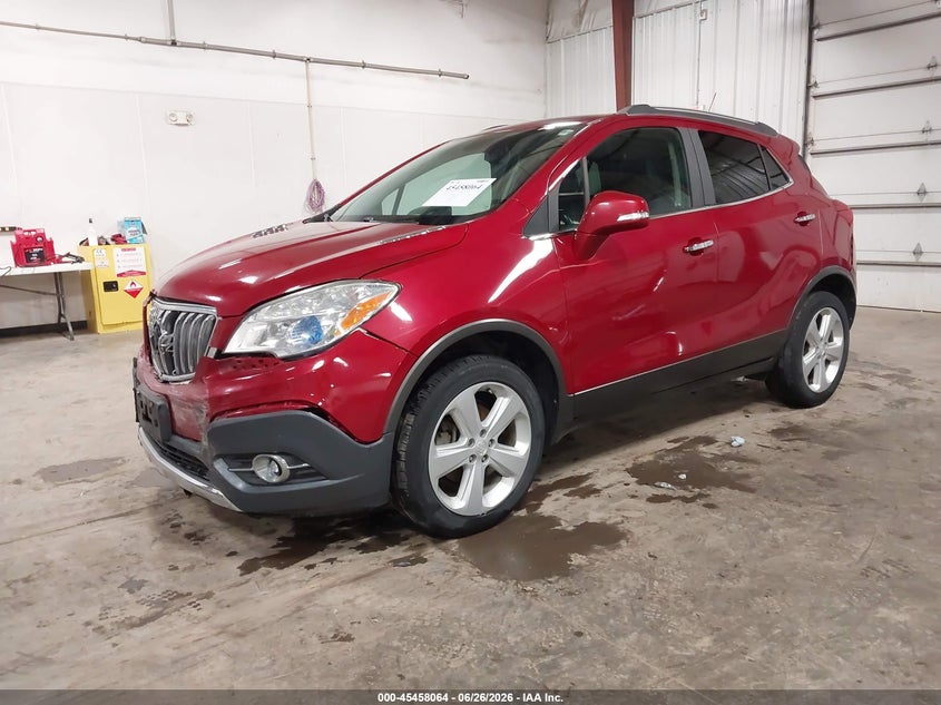 Vin: kl4cjfsb4gb559278, lot: 45956177, buick encore convenience 20162