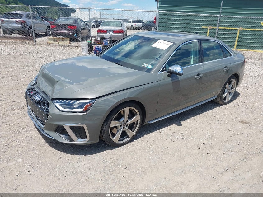 Vin: waua4af49pa013985, lot: 45956213, audi s4 premium tfsi quattro tiptronic 20232