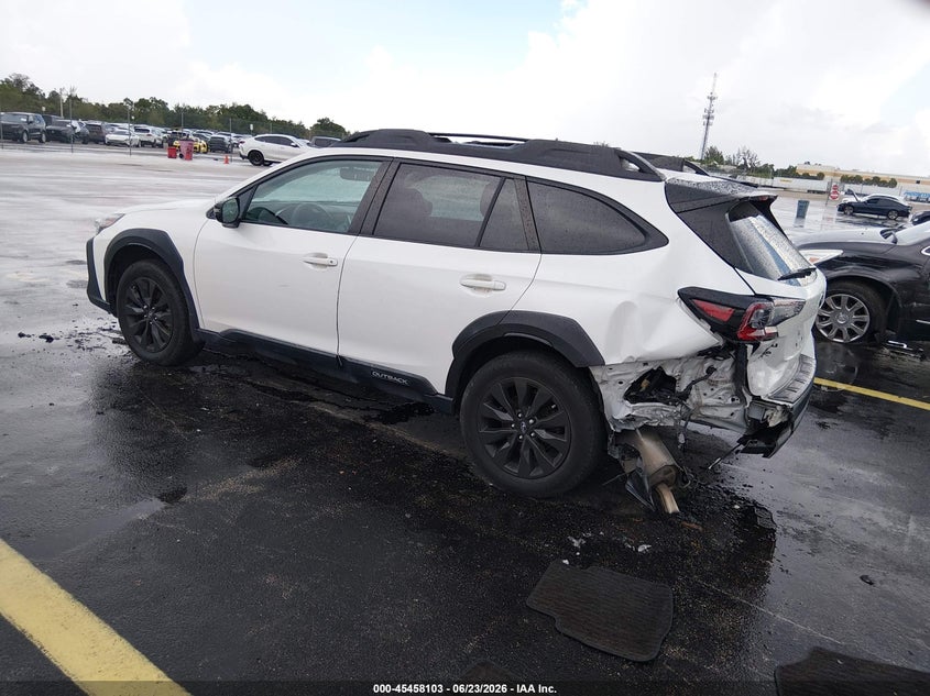 Vin: 4s4btalc6p3171237, lot: 45956217, subaru outback onyx edition 20233