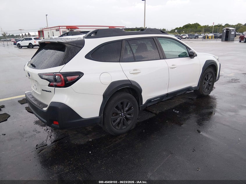 Vin: 4s4btalc6p3171237, lot: 45956217, subaru outback onyx edition 20234