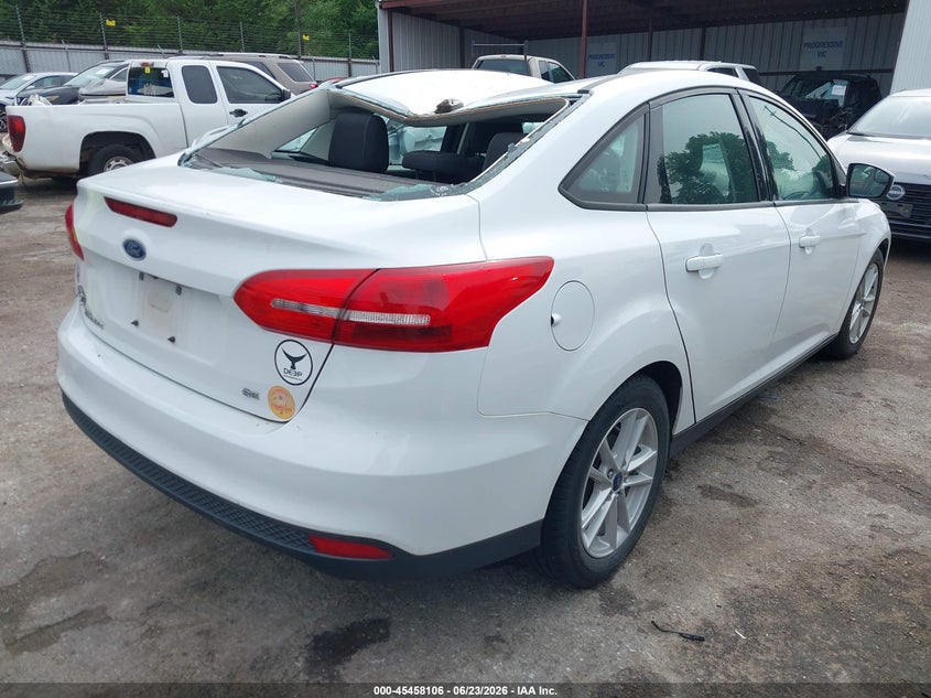 Vin: 1fadp3f25jl269897, lot: 45956219, ford focus se 20184