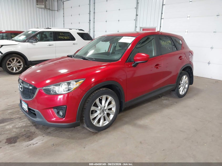Vin: jm3ke4dy5e0370974, lot: 45956262, mazda cx-5 grand touring 20142