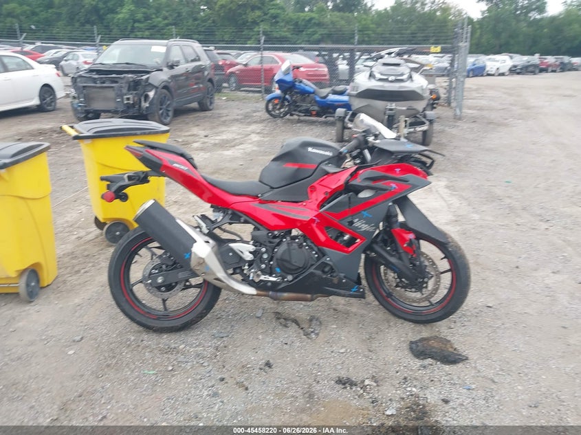 2025 Kawasaki Ex500 VIN: ML5EXGG16SDA66540 Lot: 45458220