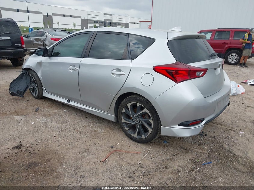 Vin: jtnkarje0hj546948, lot: 45956347, toyota corolla im 20173