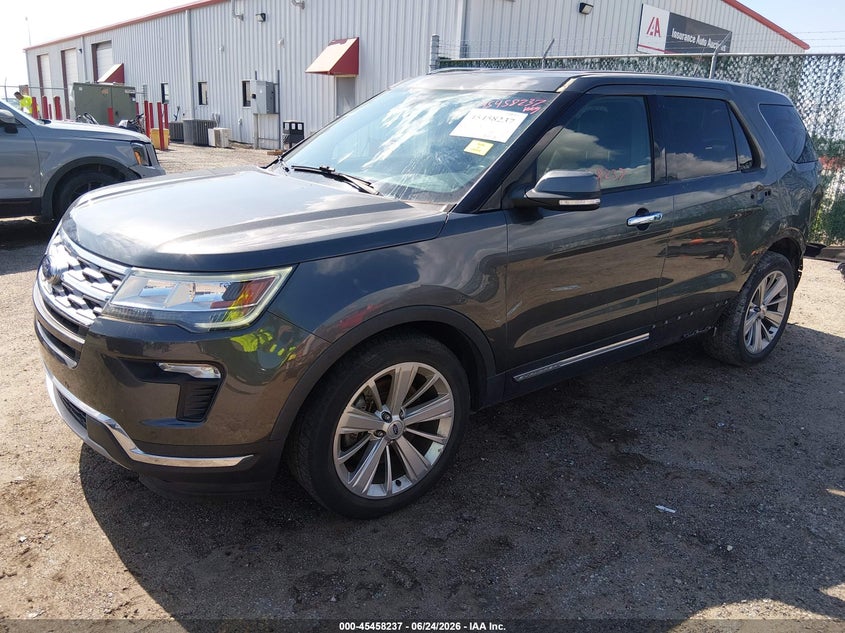 Vin: 1fm5k7f82kgb48520, lot: 45956350, ford explorer limited 20192