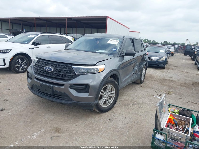 2022 Ford Explorer, Левый бок, IAAI, VIN 1FMSK7BHXNGB30795 — фото 2