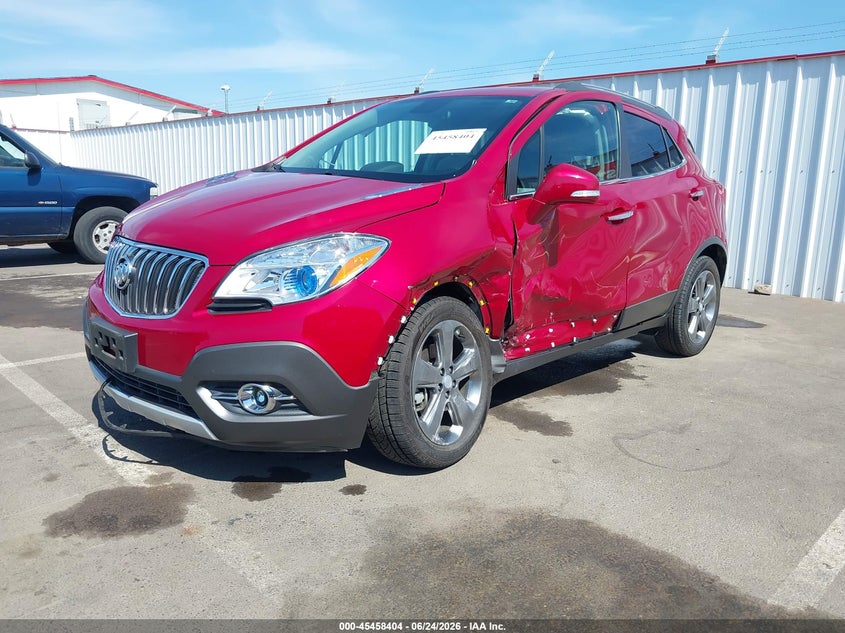 Vin: kl4cjbsb4eb615645, lot: 45956517, buick encore convenience 20142