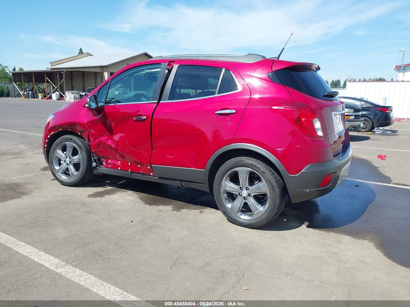 Vin: kl4cjbsb4eb615645, lot: 45956517, buick encore convenience 20143