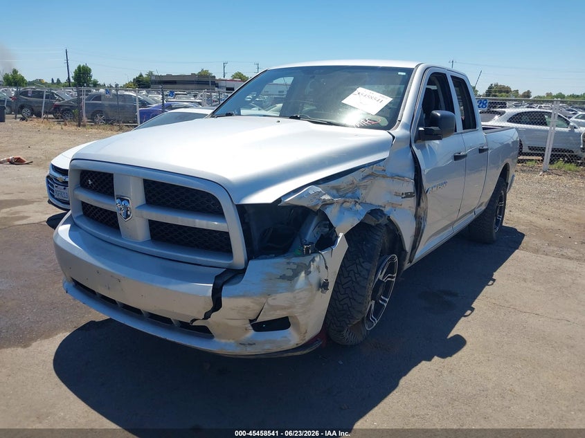 Vin: 1c6rd7ft4cs142289, lot: 45956654, ram 1500 express 20122