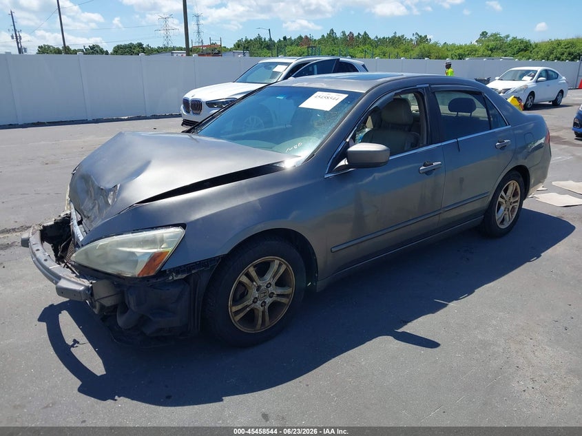 2007 Honda Accord 2.4 Ex 1HGCM56837A105987 photo 1