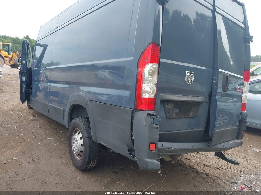 Vin: 3c6urvjg8ke545140, lot: 45956672, ram promaster 3500 cargo van high roof 159 wb ext 20193