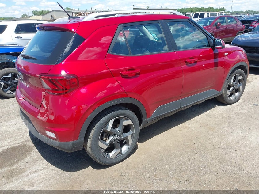 Vin: kmhrc8a38su399253, lot: 45956674, hyundai venue sel 20254
