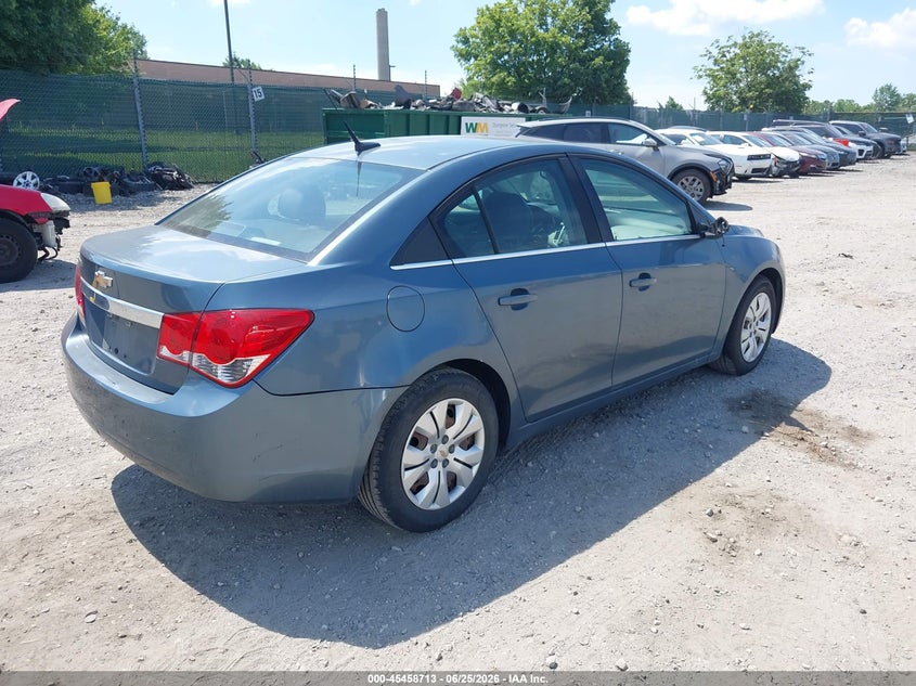 Vin: 1g1pc53h9c7279801, lot: 45956826, chevrolet cruz 20124