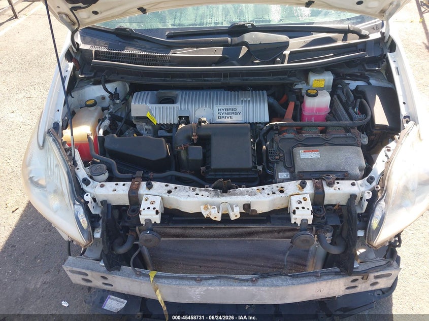 2012 TOYOTA PRIUS HATCHBACK 1.8L I-4 DOHC, VVT, 98HP