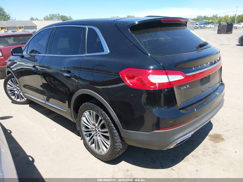 Vin: 2lmtj8lr3gbl37015, lot: 45956853, lincoln mkx reserve 20163