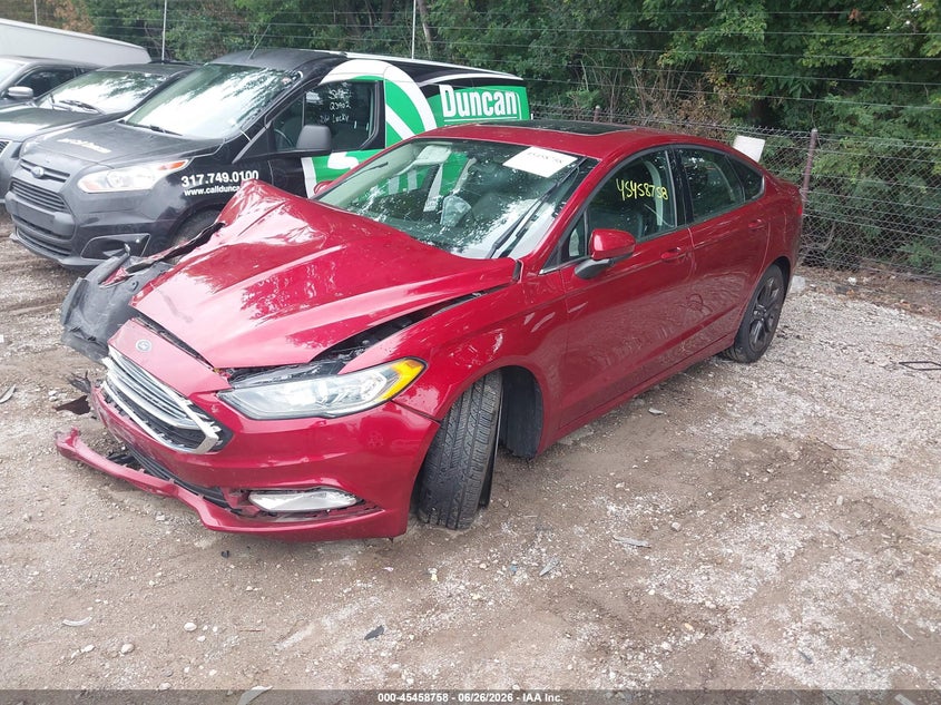 2018 Ford Fusion, Front End, IAAI, VIN 3FA6P0HD2JR283859 — photo 2
