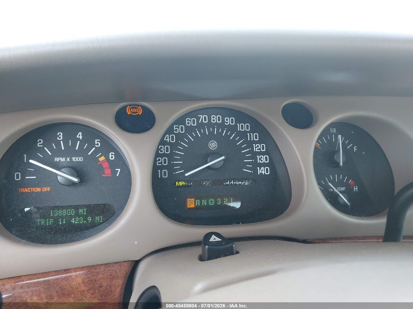 2002 Buick Lesabre Limited VIN: 1G4HR54K02U123340 Lot: 45458804