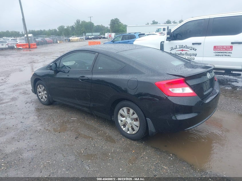 2012 HONDA CIVIC COUPE 1.8L I-4 VVT, 140HP
