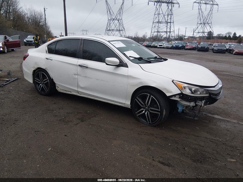2017 HONDA ACCORD SEDAN 2.4L I-4 DI, DOHC, VVT, 189HP