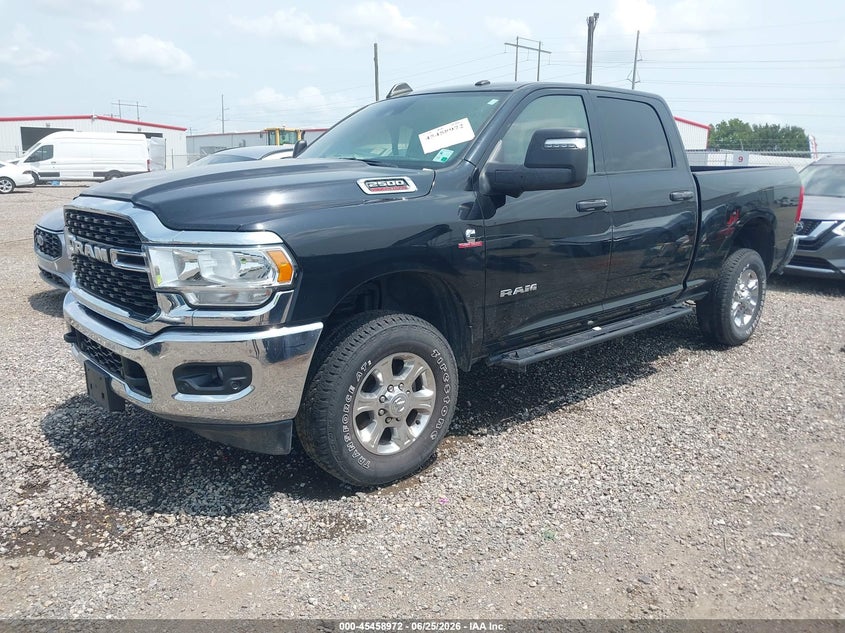 Vin: 3c6ur5dl9rg361140, lot: 45957085, ram 2500 big horn  4x4 6'4 box 20242