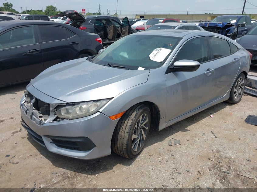 2017 Honda Civic, Удар сзади, IAAI, VIN 19XFC2F74HE062330 — фото 2