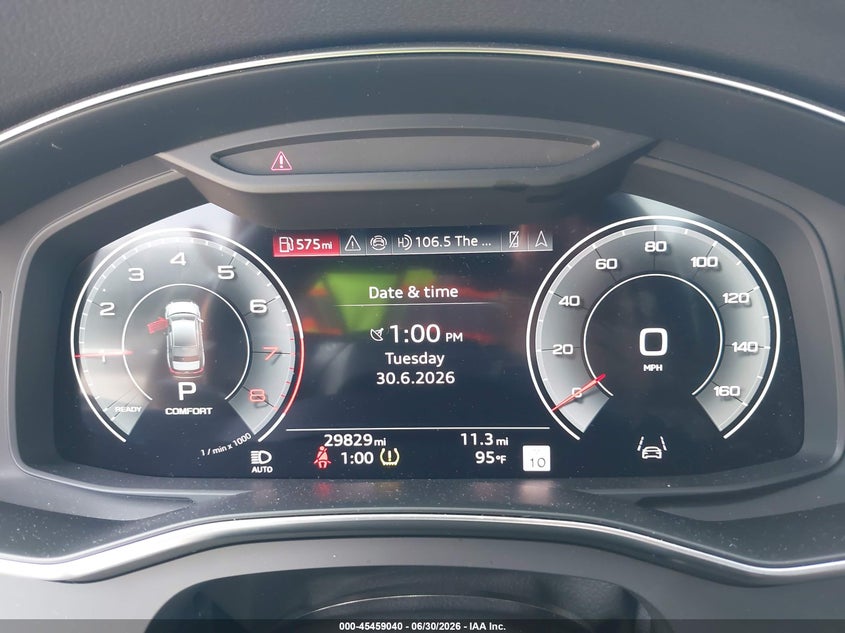 2024 AUDI A6 SEDAN 2.0L I-4 DI, DOHC, VVT, TURBO, 261HP