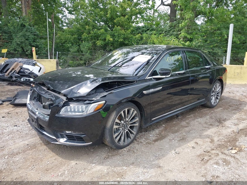 Vin: 1ln6l9nc5h5607840, lot: 45957201, lincoln continental reserve 20172